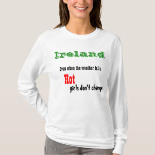 アイルランドの熱い女の子Tシャツ Tシャツ