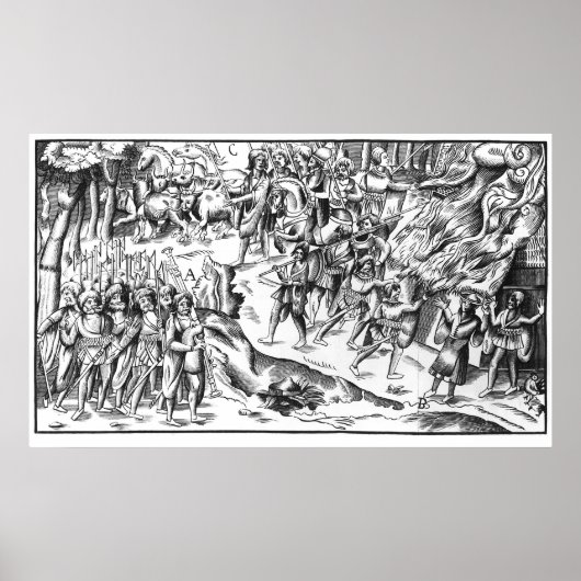 アイルランドの牛が英国の農園を襲う ポスター (正面)