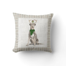 アイルランドの猟犬とトープの格子犬