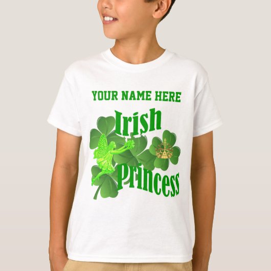 アイルランドの王女および妖精 Tシャツ (正面)