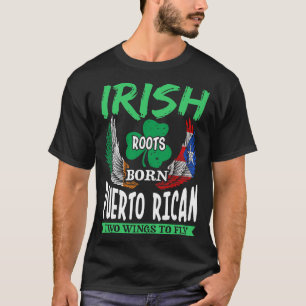 アイルランドの生まれ根,プエルト·リカン2羽，飛ぶ Tシャツ