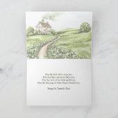 アイルランドの田舎の幸せな聖パトリックの日 カード (内部)