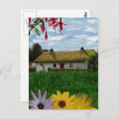 アイルランドの田舎の生活はがき ポストカード (正面/裏面)