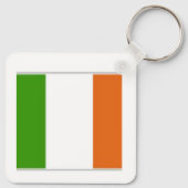 アイルランドの田舎ケルト石クロス、アイルランド国旗 キーホルダー (裏面)