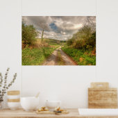 アイルランドの田舎道 ポスター (キッチン)