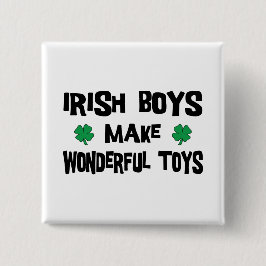 アイルランドの男の子はすばらしいおもちゃを作ります 缶バッジ