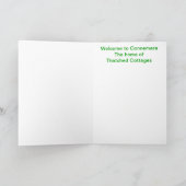 アイルランドの画像グリーティングカード カード (内部)