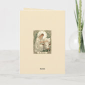 アイルランドの白いコー (聖ブリギッド) の守護聖人 カード (裏面)