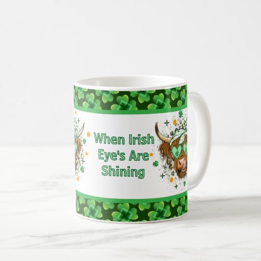 アイルランドの目が微笑んでいる時 コーヒーマグカップ (正面右)