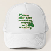 アイルランドの目の冗談のおもしろいなアイルランドの帽子 キャップ (正面)