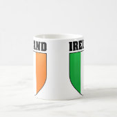 アイルランドの盾のマグ コーヒーマグカップ (中央)