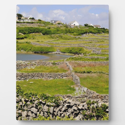 アイルランドの石垣 フォトプラーク (正面)