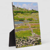 アイルランドの石垣 フォトプラーク (側面)