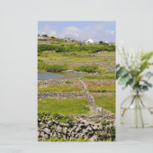 アイルランドの石垣 便箋 (スタンド正面)