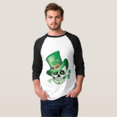 アイルランドの砂糖スカル Tシャツ (正面フル)