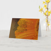 アイルランドの祈りの言葉の万能挨拶状 カード (黄色い花)