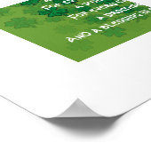 アイルランドの祈りの言葉 – すべての涙 – スマイル ポスター (角)