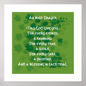 アイルランドの祈りの言葉 – すべての涙 – スマイル ポスター (正面)