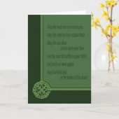 アイルランドの祈りカード カード (黄色い花)
