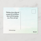 アイルランドの祝福、あなたの家に暖かさが ポストカード (裏面)