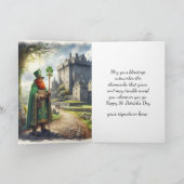 アイルランドの祝福 セントパトリックの祝賀カード シーズンカード (内部)