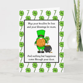アイルランドの祝福 | ハッピースターパトリックデー | 妖精 カード