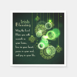 アイルランドの祝福、主よ、あなたの魂に平穏を スタンダードカクテルナプキン