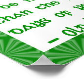 アイルランドの祝福　未来の最も悲しい日々が ポスター (角)