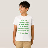 アイルランドの祝福　未来の最も悲しい日々は Tシャツ (正面フル)