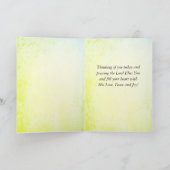 アイルランドの祝福　道はあなたに会いに昇りますように カード (内部)