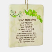 アイルランドの祝福　道はあなたに会うために立ち上がりますように セラミックオーナメント (右)