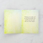 アイルランドの祝福　道はあなたに会うために立ち上がれ カード (内部)