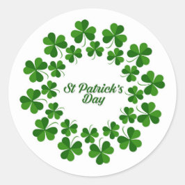 アイルランドの紋章ステッカー ラウンドシール