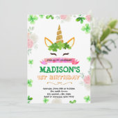 アイルランドの紋章ユニコーンの招待状 招待状 (スタンド正面)