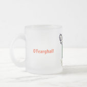 アイルランドの紋章付き外衣のFarrellの一族 フロストグラスマグカップ (左)