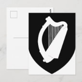 アイルランドの紋章 ポストカード (正面/裏面)