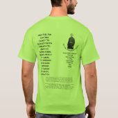 アイルランドの組 Tシャツ (裏面)