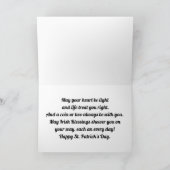 アイルランドの縁起物折り紙カード カード (内部)