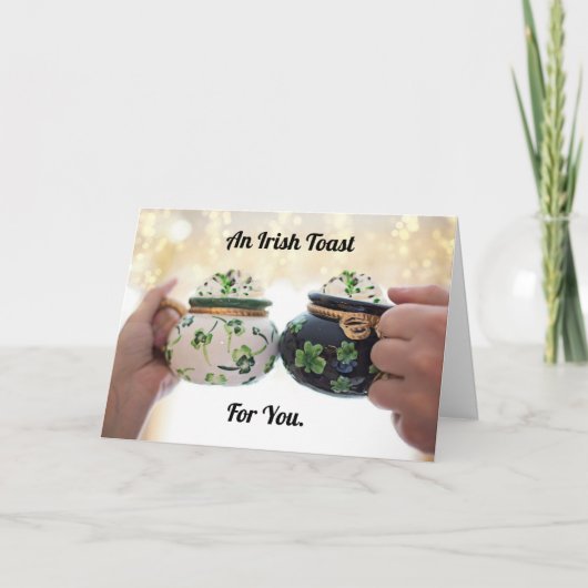 アイルランドの縁起物折り紙カード カード (正面)