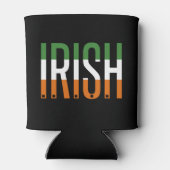 アイルランドの聖パトリックの日アイルランド国旗シャムロックラッキー 缶クーラー (裏面)