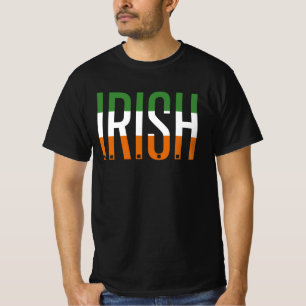 アイルランドの聖パトリックの日アイルランド国旗シャムロックラッキー Tシャツ