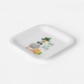 アイルランドの聖パトリックの日 ペーパープレート (傾斜あり)