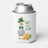 アイルランドの聖パトリックスの日をダック 缶クーラー (缶裏面)