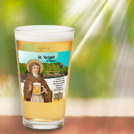 アイルランドの聖ブリギッドと彼女のビールの湖 タンブラーグラス
