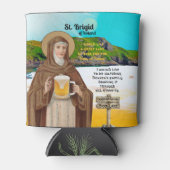 アイルランドの聖ブリギッドと彼女のビールの湖 缶クーラー (正面)