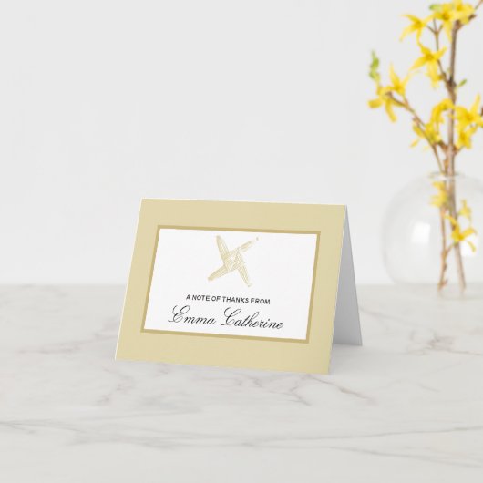 アイルランドの聖ブリギッドの十字架の結婚式 カード (黄色い花)