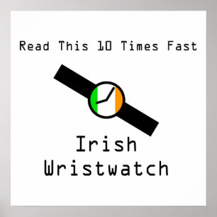 アイルランドの腕時計 ポスター