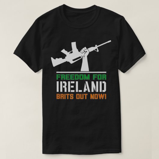 アイルランドの自由が今すぐ広がる Tシャツ (デザイン正面)