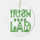 アイルランドの若者 セラミックオーナメント (左)