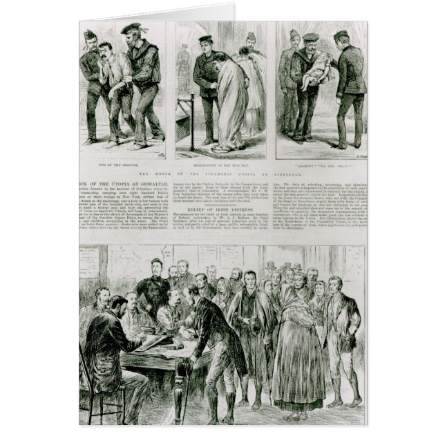 アイルランドの苦脳のレリーフ、浮き彫り (正面)